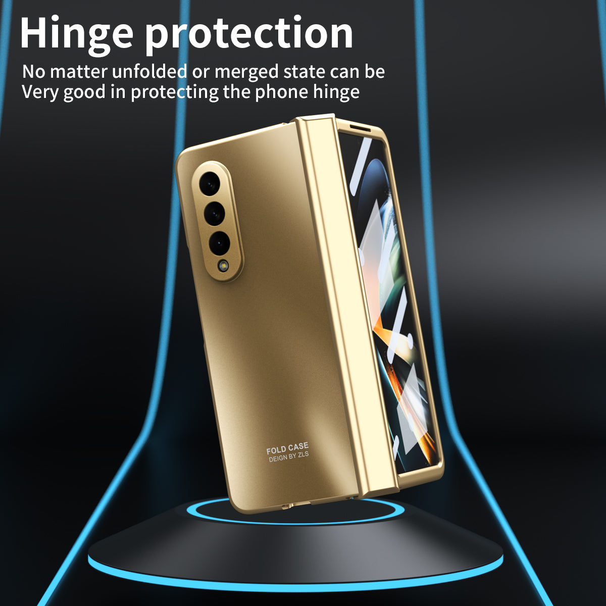 For Samsung Galaxy Z Fold3 5G Hinge Protection Slim Case Hard PC Protective Phone Cover with Built-in Screen Protector For Samsung Galaxy Z Fold3 5G Hinge Protection Slim Case Hard PC Protective Phone Cover with Built-in Screen Protector